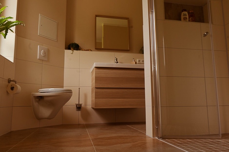 Charly Schötz Werbefotograf Landhaus Porschdorf Sächsische Schweiz Badezimmer