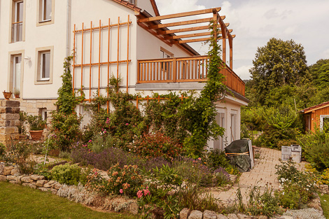 Charly Schötz Werbefotograf Landhaus Porschdorf Sächsische Schweiz Garten