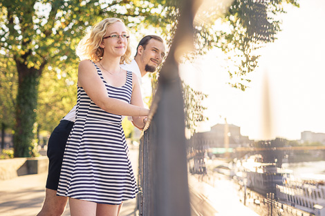 Charly Schötz Paarshooting Dresden Brühle Terasse Sonnenschein