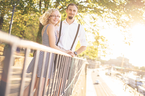 Charly Schötz Paarshooting Dresden Brühle Terasse Sonnenschein