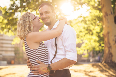 Charly Schötz Paarshooting Dresden Brühle Terasse Sonnenschein