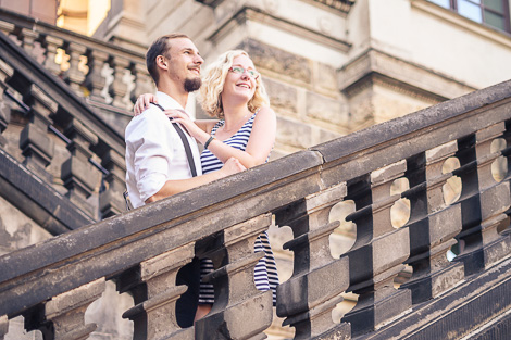 Charly Schötz Paarshooting Dresden Zwinger Sonnenschein