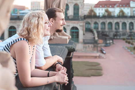 Charly Schötz Paarshooting Dresden Zwinger Sonnenschein