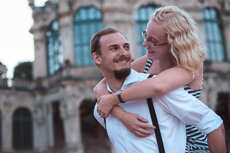 Charly Schötz Paarshooting Dresden Zwinger Sonnenschein